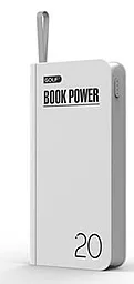 Повербанк GOLF G30 20000 mAh White - фото Повербанк GOLF G30 20000 mAh White