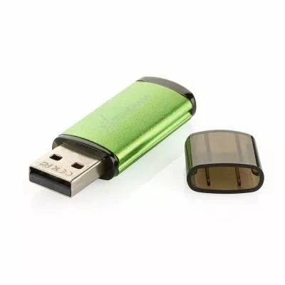 Флешка Exceleram 32GB A3 Series USB 2.0 (EXA3U2GR32) Green - фото 4