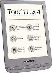 Электронная книга PocketBook 627 Touch Lux 4 (PB627-S-CIS) Silver - миниатюра 5