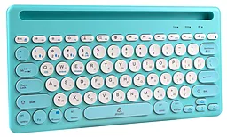 Клавиатура Jeqang JB-333 dual-model charging Sky Blue
