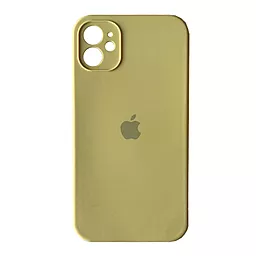 Чохол Silicone Case Full Camera Square для Apple iPhone 11 Yellow
