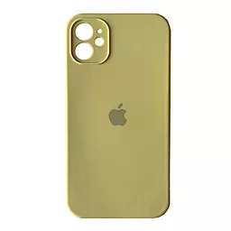 {"ru": "Чехол", "uk": "Чохол"} Silicone Case Full Camera Square для Apple iPhone 11 Yellow