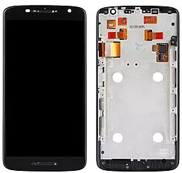 Дисплей Motorola Moto X Play (XT1561, XT1562, XT1563, XT1564) с тачскрином и рамкой, Black