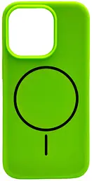 Чохол Silicone Case Full Fine Ring MagSafe для Apple iPhone 13 Pro Max Shiny Green - фото Чохол Silicone Case Full Fine Ring MagSafe для Apple iPhone 13 Pro Max Shiny Green
