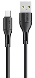 USB Кабель Usams U68 micro USB Cable Black (US-SJ502)