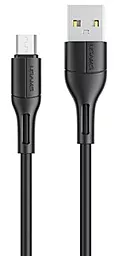Кабель Usams U68 USB-A - micro USB 10w 1м cable Black (US-SJ502)