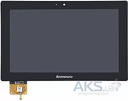 Дисплей для планшету Lenovo IdeaTab S6000 + Touchscreen with frame Black