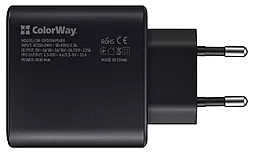 Сетевое зарядное устройство с быстрой зарядкой ColorWay Type-C PD PPS 45W 4A Black (CW-CHS034PD-BK) - миниатюра 4