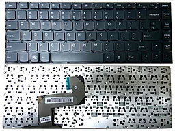 Клавіатура для ноутбуку Lenovo IdeaPad U400 без рамки чорна