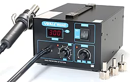 Паяльна станція компресорна, термофен, термоповітряна Yihua 850AD (Фен, 550Вт)