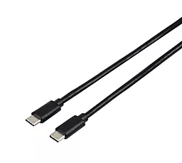 Кабель Atcom USB Type-C - Type-C 15w 3a 1м cable Black (12118) - фото Кабель Atcom USB Type-C - Type-C 15w 3a 1м cable Black (12118)
