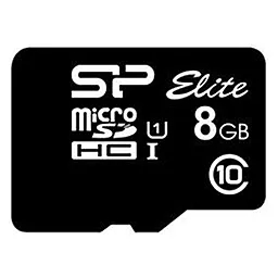 Карта пам'яті Silicon Power microSDHC 8GB Elite Class 10 UHS-1 U1 (SP008GBSTHBU1V10) - фото Карта пам'яті Silicon Power microSDHC 8GB Elite Class 10 UHS-1 U1 (SP008GBSTHBU1V10)