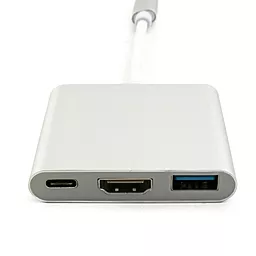 Мультипортовый USB Type-C хаб ExtraDigital USB-C -> HDMI + USB 3.0 + Type-C 0.15m. - миниатюра 3