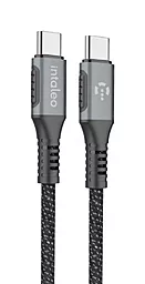 Кабель Intaleo CBGPD60WTT2 USB Type-C - Type-C 60w 3a 2м PD cable Grey (1283126518102) - фото Кабель Intaleo CBGPD60WTT2 USB Type-C - Type-C 60w 3a 2м PD cable Grey (1283126518102)