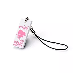 Флешка Verico USB 2.0 64Gb Unique Heart (1UDOV-R5U563-NN) - фото Флешка Verico USB 2.0 64Gb Unique Heart (1UDOV-R5U563-NN)