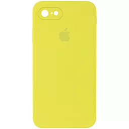 Чехол Silicone Case Full Camera Square для Apple iPhone 6, iPhone 6s Bright Yellow