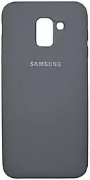 Чехол 1TOUCH Silicone Cover Samsung J600 Galaxy J6 2018 Lavander Grey