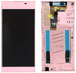 Дисплей Sony Xperia L1 (G3311, G3312, G3313) с тачскрином и рамкой, Pink