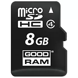 Карта пам'яті GooDRam microSDHC 8GB Class 4 (M400-0080R11)