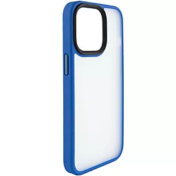 Чохол Epik TPU+PC Metal Buttons для Apple iPhone 12 Pro, iPhone 12 (6.1") Блакитний - мініатюра 3