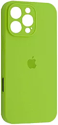 {"ru": "Чехол", "uk": "Чохол"} Silicone Case Full Camera для Apple iPhone 16 Pro Max Party Green