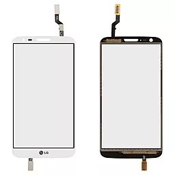 Сенсор (тачскрин) LG G2 (34pin, D800, D801, D803, LS980, VS980) (original) White