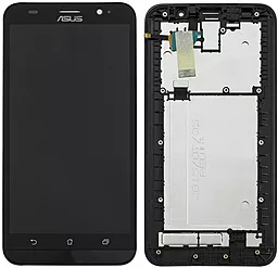 Дисплей Asus ZenFone 2 ZE551ML (Z008D, Z008) с тачскрином и рамкой, оригинал, Black - фото Дисплей Asus ZenFone 2 ZE551ML (Z008D, Z008) с тачскрином и рамкой, оригинал, Black