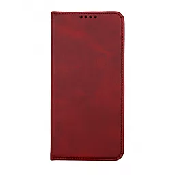 Чехол-книжка 1TOUCH Premium для Xiaomi Redmi Note 9 Pro, Note 9S, Note 9 Pro Max (Dark Red)