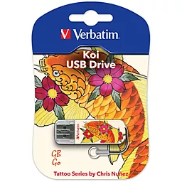 Флешка Verbatim 16GB STORE'N'GO MINI TATTOO KOI USB 2.0 (49886) - миниатюра 2
