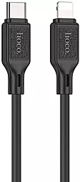 Кабель Hoco X90 Cool Silicone USB Type-C - Lightning 20w 3a 1м PD сable Black - фото Кабель Hoco X90 Cool Silicone USB Type-C - Lightning 20w 3a 1м PD сable Black