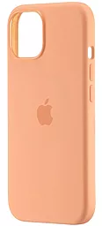 Чохол Apple Silicone Case Full with MagSafe and SplashScreen для Apple iPhone 15 Orange Sorbet