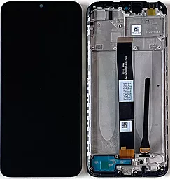 Дисплей Xiaomi Redmi 10A з тачскріном і рамкою, оригінал, Black