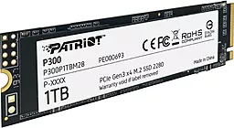 Накопичувач SSD Patriot P300 1 TB M.2 2280 (P300P1TBM28) - мініатюра 2