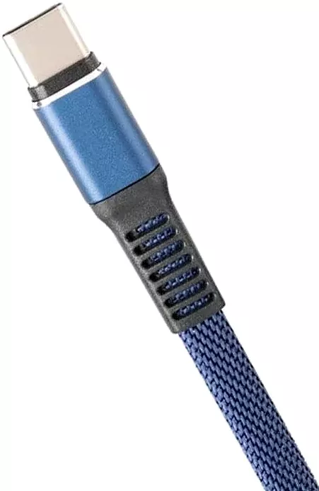 Кабель Gelius Pro Flexible USB-A - Type-C 10.5w 1м cable Blue (GP-UC02t) - фото 2