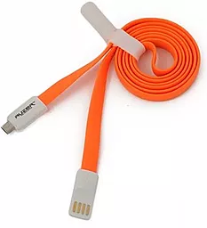 Кабель Auzer AC-M1 USB-A - micro USB 1м cable Orange - фото Кабель Auzer AC-M1 USB-A - micro USB 1м cable Orange