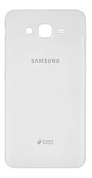 Задняя крышка корпуса Samsung Galaxy J7 2015 J700 White - фото Задняя крышка корпуса Samsung Galaxy J7 2015 J700 White