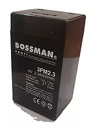 Акумуляторна батарея Bossman 6V 2.3Ah (3FM2.3) (бокові контакти)