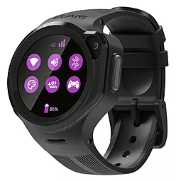 Смарт-годинник ELARI KidPhone 4G Round Black (KP-4GRD-B) - фото Смарт-годинник ELARI KidPhone 4G Round Black (KP-4GRD-B)
