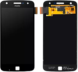 Дисплей Motorola Moto Z Play (XT1635, XT1635-01, XT1635-02) з тачскріном, (TFT), Black