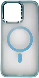 Чехол Epik Colorful Matte Case with Magsafe для Apple iPhone 13 Blue