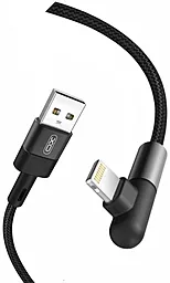Кабель XO NB152 USB-A - Lightning 12w 2.4a 1м cable Black - фото Кабель XO NB152 USB-A - Lightning 12w 2.4a 1м cable Black