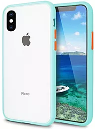 Чохол 1TOUCH AVENGER для Apple iPhone XS Max Light Blue-Orange