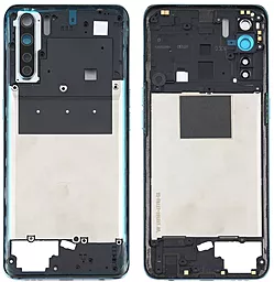 Рамка корпуса Oppo A91 со стеклом камеры Lightening Black - фото Рамка корпуса Oppo A91 со стеклом камеры Lightening Black