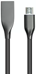 Кабель PowerPlant USB-A - micro USB 12w 2.4a 1м cable Black (CA911226) - фото Кабель PowerPlant USB-A - micro USB 12w 2.4a 1м cable Black (CA911226)