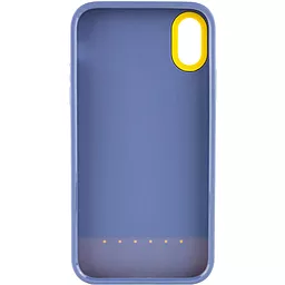 Чехол Epik Bichromatic для Apple iPhone XR Blue / Yellow - миниатюра 2