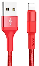 Кабель Hoco X26 Xpress USB-A - Lightning 10w 1м cable Red - фото Кабель Hoco X26 Xpress USB-A - Lightning 10w 1м cable Red