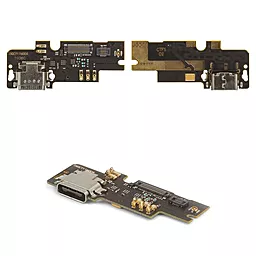 Нижняя плата Xiaomi Mi4c с разъемом зарядки и микрофоном Original