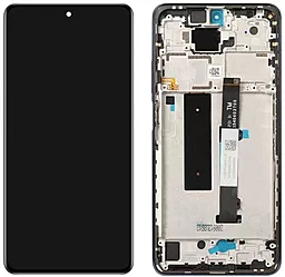 Дисплей Xiaomi Mi 10T Lite с тачскрином и рамкой, оригинал, Black
