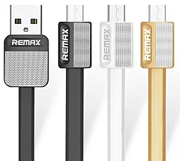 Кабель USB Remax Platinum micro USB Cable Black (RC-044m) - миниатюра 4