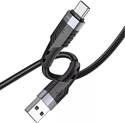Кабель USB Borofone BU35 15W 3A 1.2M USB Type-C Cable Black - миниатюра 2